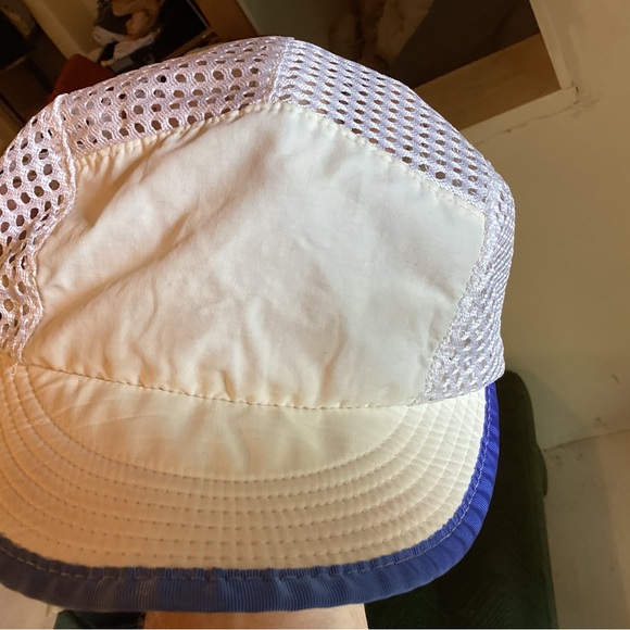 Vintage Patagonia Duckbill Med. Running Hat White/Blue duck bill - Picture 10 of 10